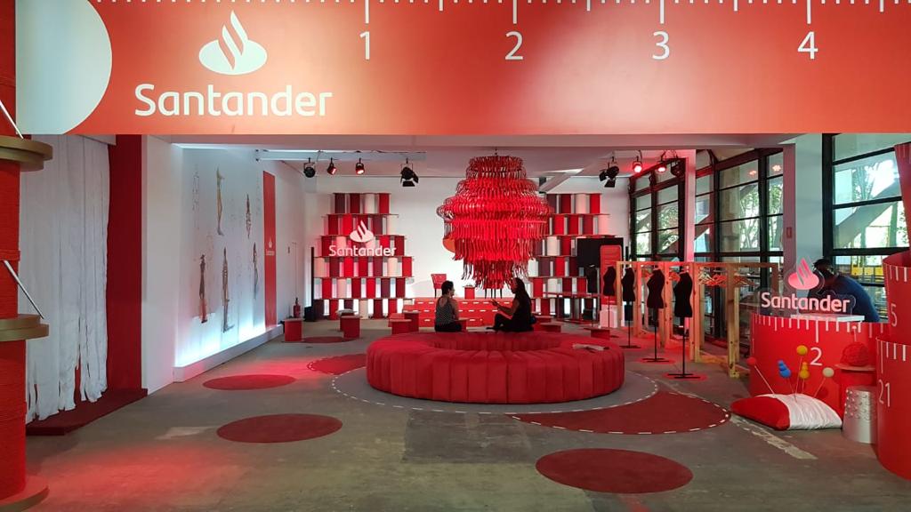 Evento no Santander